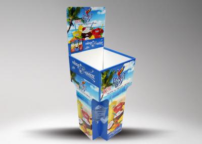 China Offset Printing Popular Cardboard Dump Bins / Parrot Bay Paper Retail Dump Bins for sale