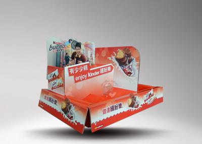 China Fashionable Retail Display Stands With Orange Color For Chocolate for sale