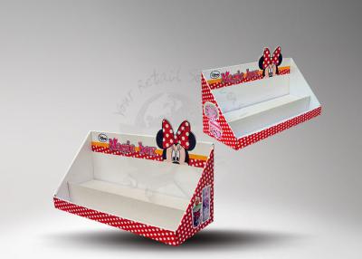 China Corrugated Cardboard Counter Display Boxes With Glossy For Rerail for sale