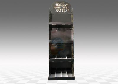 China Retail 4 tiers Custom Cardboard Display Stand With Colorful Printing for sale