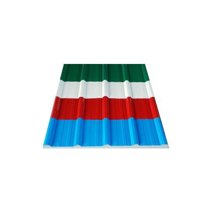 China Roofing sheet cheap price 24 az 28 30 coated colored corrugated steel frp roofing sheet for sale