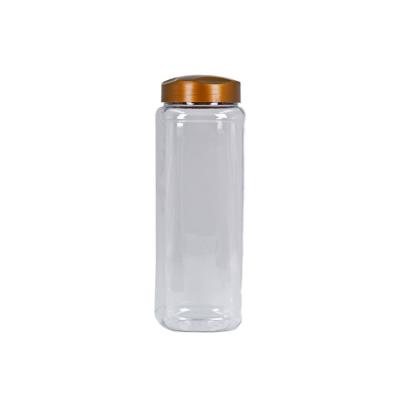 China Non-toxic tasteless Round Clear Manufacturers Plastic Pet Packing Shape Food Pet Shaped Bottle for sale