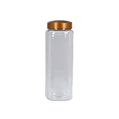 China Non-toxic tasteless Customized New Design Pet 750Ml Clear Plastic Storage Pet Bottle For Drink Food Grade for sale