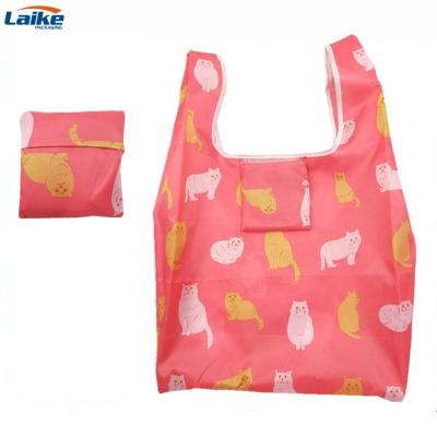 China Wholesale Recycled Tote Travel Recycle Ripstop Nylon Standard Reusable Tote Shopping Tote Bag Foldable Polyester Tote Bag for sale