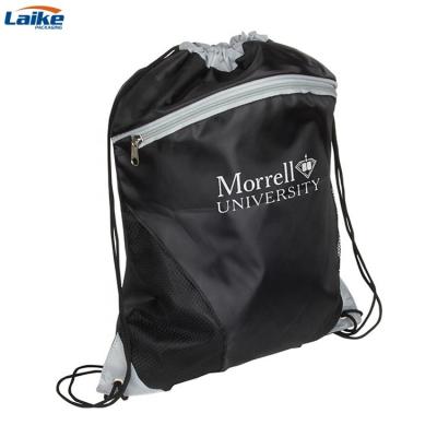 China Factory direct sale cheap promotional colorful custom made polyester drawstring gym bag durable for sale