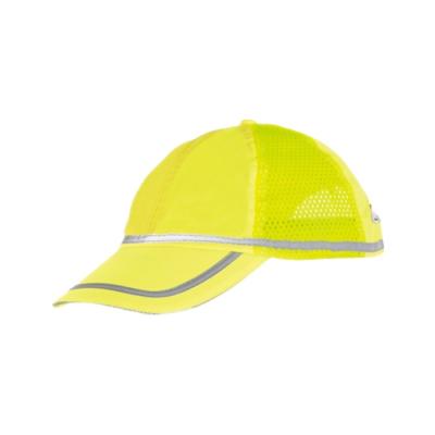 China 260gsm Knitted Solid And Mesh Reflective Fabric 100%poly Hi-Strength Road Safety Hat for sale