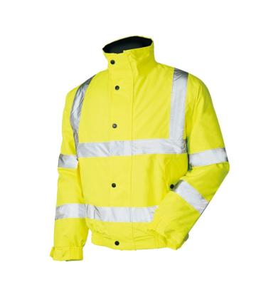 China SNAP Reflective Workwear Workwear Safety LED Winter Fluorescent Jacket for sale