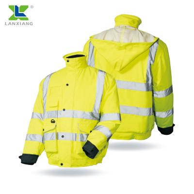 China European Waterproof High Safety Safety LED FLASH Visibility Work Safety Reflective Jacket for sale