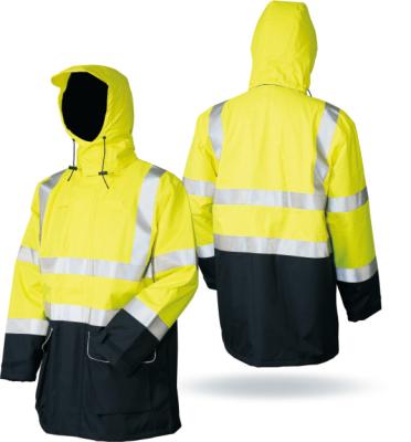 China Factory Directly Safety Waterproof Jacket Oxford Waterproof Reflective Jacket for sale