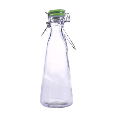 China Beverage Factory Price Glass Bottle Beverage And Beverage Boston Glass Modern Minimalist Juicy Bottle for sale