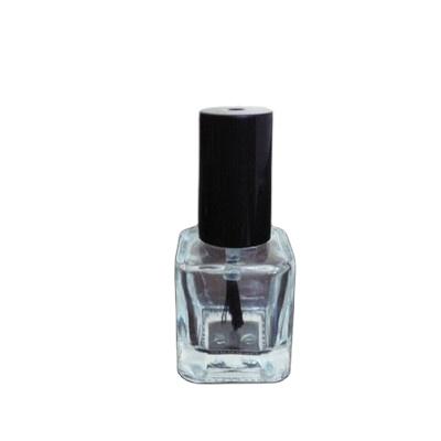 China Hot sale cosmetic low price high performance glass white square nail polish bottle for nail polish bottle square for sale