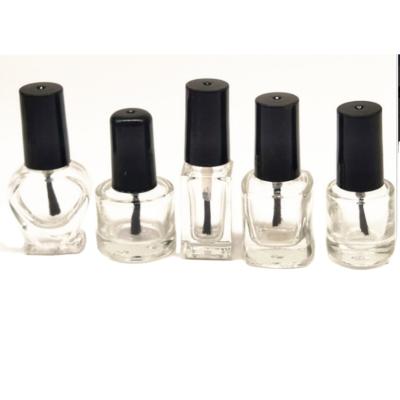 China Fashion cosmetic design china supply empty glass nail polish bottle and empty glass nail polish bottle with brush for sale