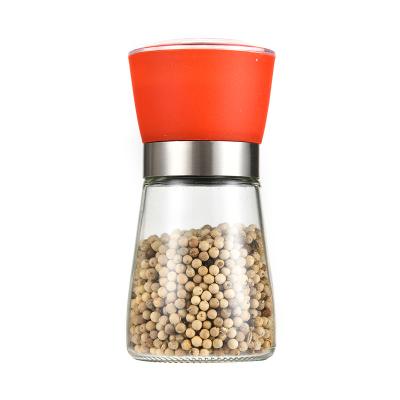 China Manual Glass Products Kitchen Condiment Crusher Condiment Glass Bottle Crusher Bottle for sale