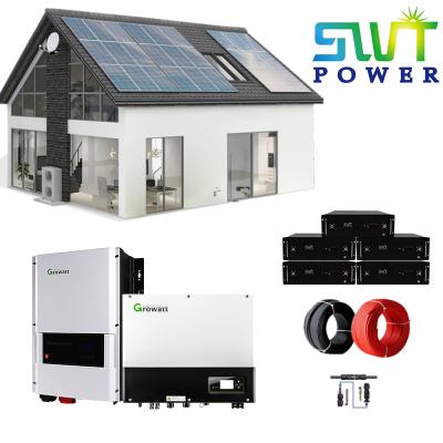 China Home Complete Solar Off-Grid System Kit with 3KVA Lithium Battery Off-Grid System for sale