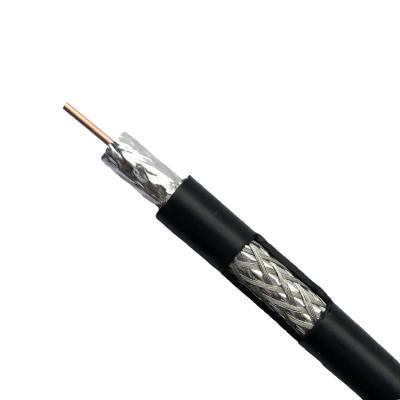 China Because/CCS 1.02mm Standard RG6 Cable 75 Ohm 305m Coaxial Wooden Drum for CCTV CATV Camera and Satellite for sale