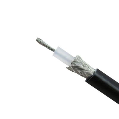 China For broadband transmission of RG8 RG213 RG214 RG58 LMR400 PE COAXIAL CABLE 50ohm Solid Insulation Radio Coaxial Cable for sale