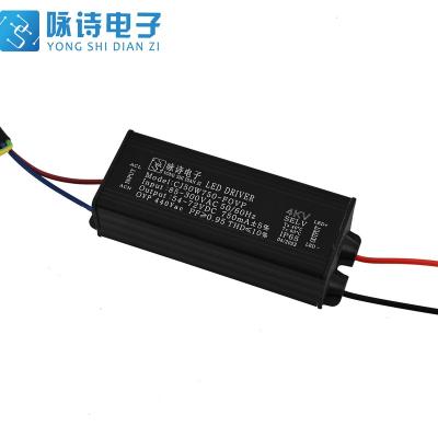 China Waterproof Led Driver For Outdoor Led Switch Power Supply FCC EMC 24V 27V 24W 36W 50W IP66 IP65 Lighting YS-FGQ-CJ50W750-FOVP for sale