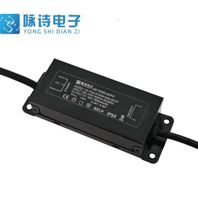 China Street Light 50W 1500MA All Aluminum Industrial IP67 Outdoor Waterproof DC Constant Current Led Drivers for sale