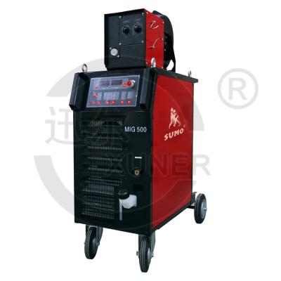 China New XUNER MIG-500PE Aluminum Double Pulse Industrial Welding Machine for sale