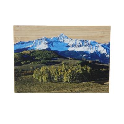 China Europe Souvenir Postcard Wooden Personalized Photo Card for sale