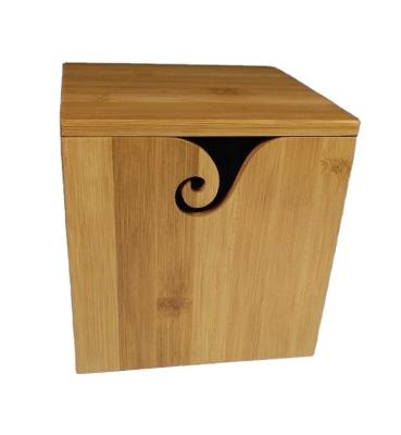 China Handmade Customized Fancy Wooden Bamboo Case Storage Box With Lid for sale