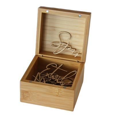 China Eco - Friendly Customized Bamboo Wooden Stash Box for sale