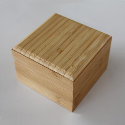 China Handmade Custom Engraving Bamboo Wood Box Logo for sale