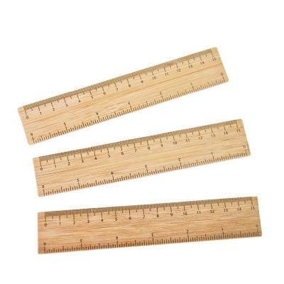 China Eco - Friendly 15cm 20cm 30cm Bamboo Ruler Printed for sale