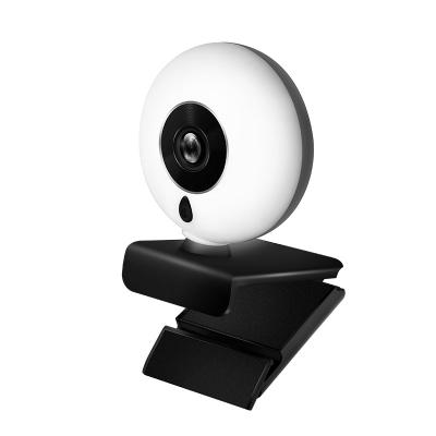 China Video Camera Function FHD 2K 1080P Webcam Digital Web Camera With Ring Light Sound Absorption Microphone And Speaker For Video Skype Other SNS for sale