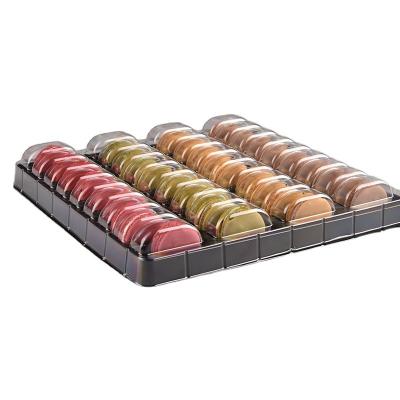 China Custom Disposable Plastic Food Macaron Packaging Tray for sale