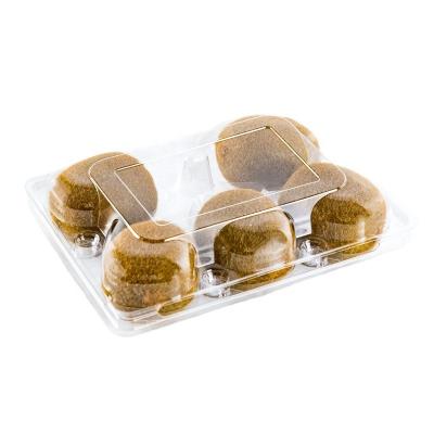 China Disposable Clear PET Plastic Box 5pcs Kiwi Container for sale