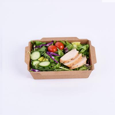 China Disposable Custom Different Sizes Cardboard Plastic Window Facing Kraft Paper Food Box Baking Food Paper Packaging for sale