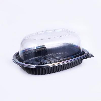 China Disposable Custom Packaging Roast Chicken Plastic Container for sale