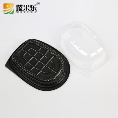 China Disposable Food Grade Plastic Container Roast Chicken Box for sale