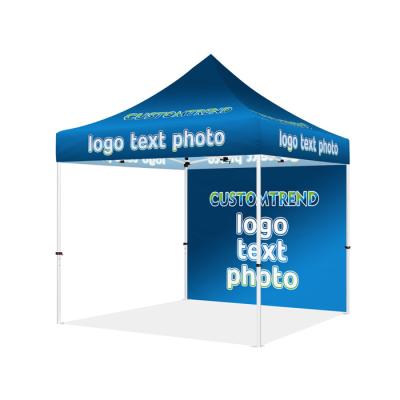 China Extended Type 2024 Wholesales High Quality Oxford Fabric Promotion Sublimation Business Display Custom Advertising Canopy Tent Kit for sale