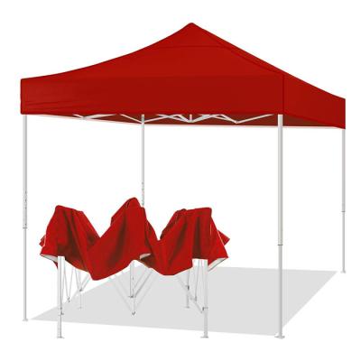 China Waterproof Top Quality Hot Sale Advertising Logo Outdoor Oxford Fabric Waterproof Pop Up Easy Assembly Custom Canopy Tents for sale