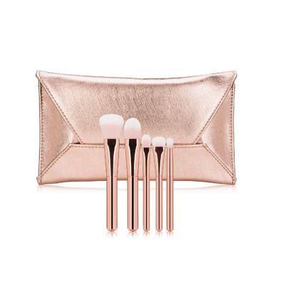 China Fashoion Customize Wholesale PU Leather Envelope Bag Cosmetic Brush Makeup Bag for sale