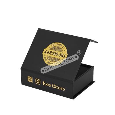 China Embossing Logo Decorative Magnetic Gift Boxes For Coin Packaging for sale