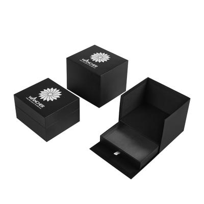 China High End Luxury Watch Packaging Boxes 1 Slot With Large Spot UV Logo for sale