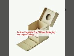 Custom Fragrance Box Of Paper Packaging For Elegant Gifting