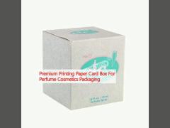 Premium Printing Paper Card Box For Perfume Cosmetics Packaging