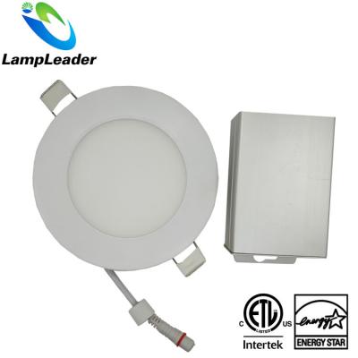 China cETL DLC Energy Star Dimmable Aluminum Slim Panel 4 6 8 10 12 18inches for sale