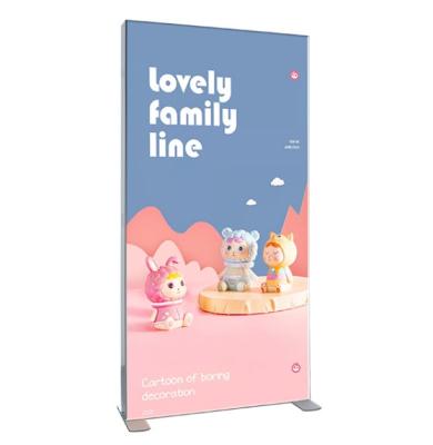 China Good Retail Price SEG Aluminum LED Light Box Display Stand Portable Advertising Stand for sale