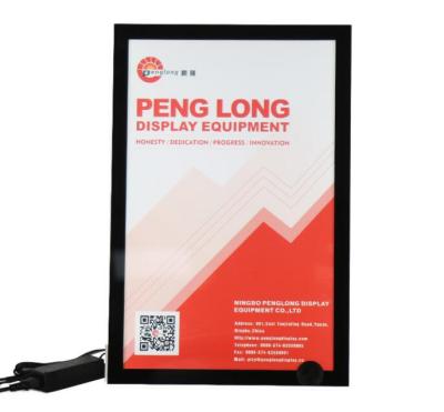 China LED Color LED Display Snap Frame Aluminum Magnetic Frame Customized A1-A4 Good Quality for sale