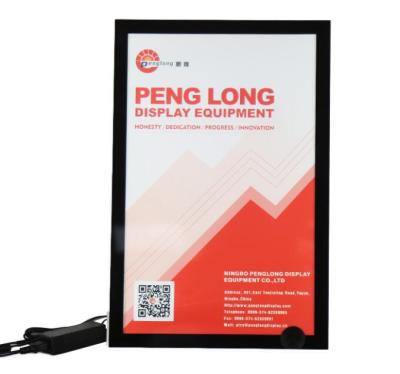 China Aluminum Easy Open Magnetic LED Frame LED Acrylic Snap Frame Advertising Display A1 for sale