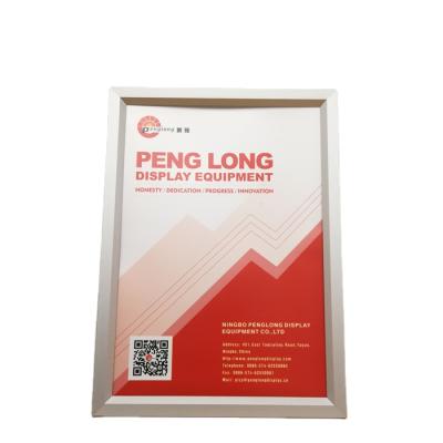 China Slide in Poster Frame Aluminum Frame Poster Drop-In Frame Quick Changing 8.5x11