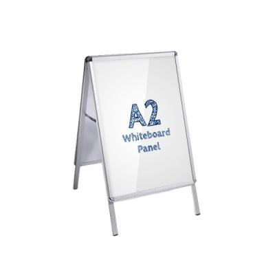 China Interior & outdoor advertising poster display cafe sign holder white board snapit frame a board sign holder A1/A2 for sale