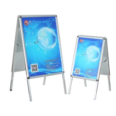 China High Quality Aluminum Frame Poster Clip Board Poster Stand Sidewalk Sign A Sign 22x28 A Frame Sign for sale