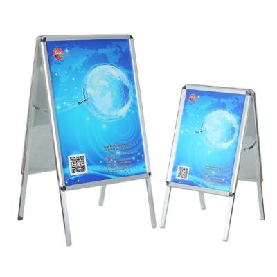 China High Quality Aluminum Frame Poster Clip Board Poster Stand Sidewalk Sign A Sign 50x70 A Frame Sign for sale