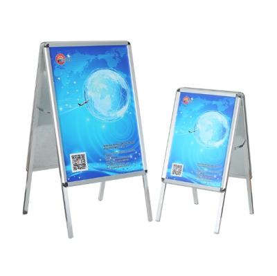 China High Quality Aluminum Frame Poster Clip Board Poster Stand Sidewalk Sign A Sign 70x100 A Frame Sign for sale